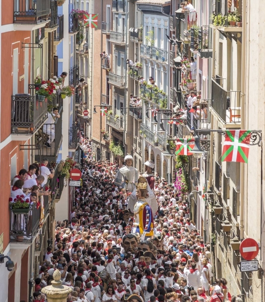 The city from Hemingway's book. Pamplona is the birthplace of Encierro
